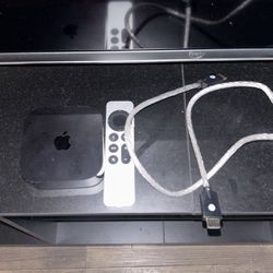 Apple TV With Remote And HDMI Cord 