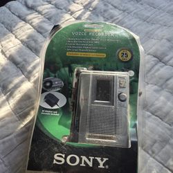 Sony TCM-210DV Handheld Standard Cassette Voice Recorder New