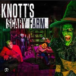 Knotts Scary Farm Oct 8th Two Tickets $110 For Both