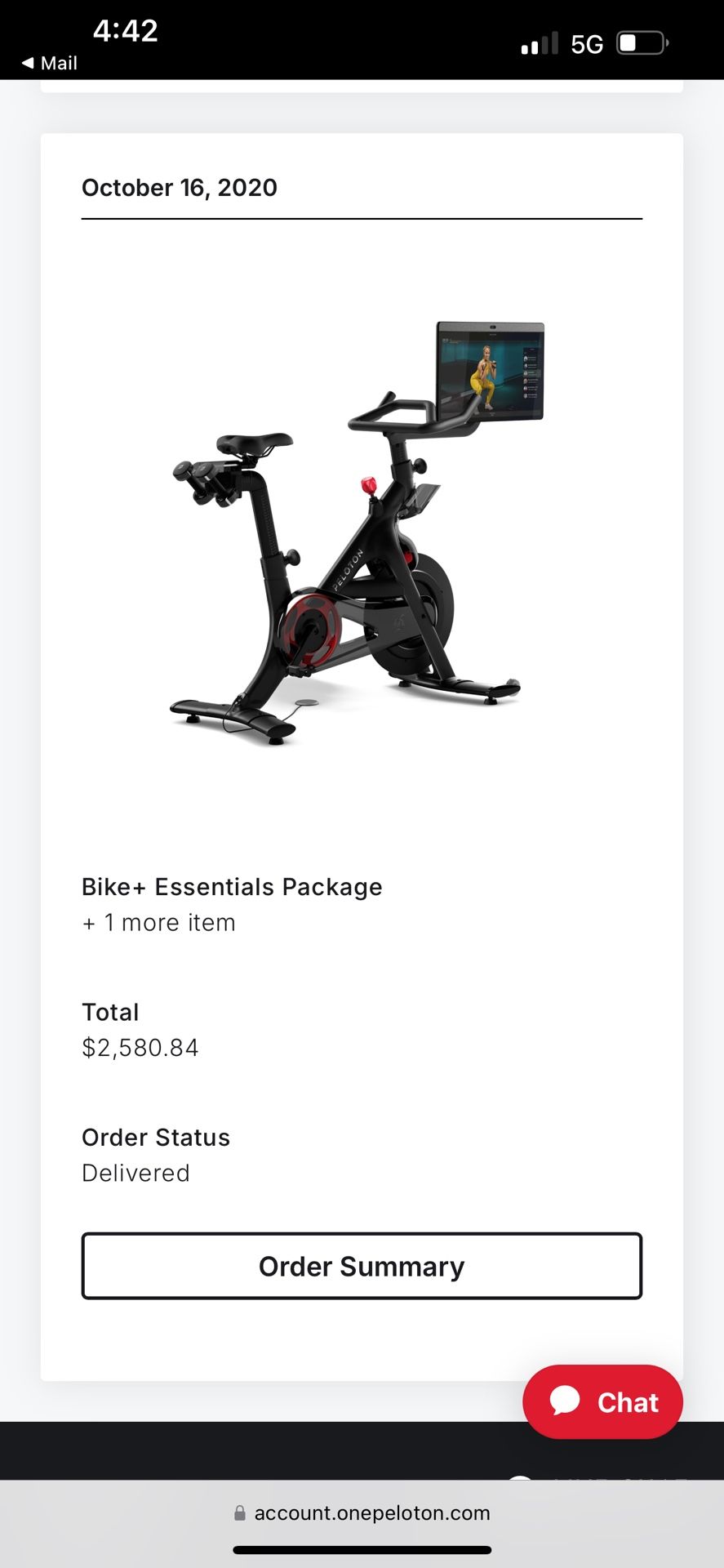 Peloton bike + Like New