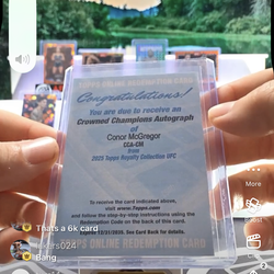 UFC Topps 2025 Crowned Champions Conor McGregor /25