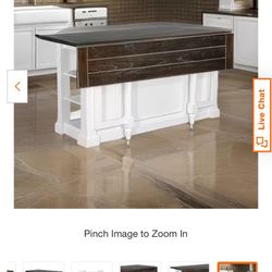 Farmhouse Dining Table with 4 Stools