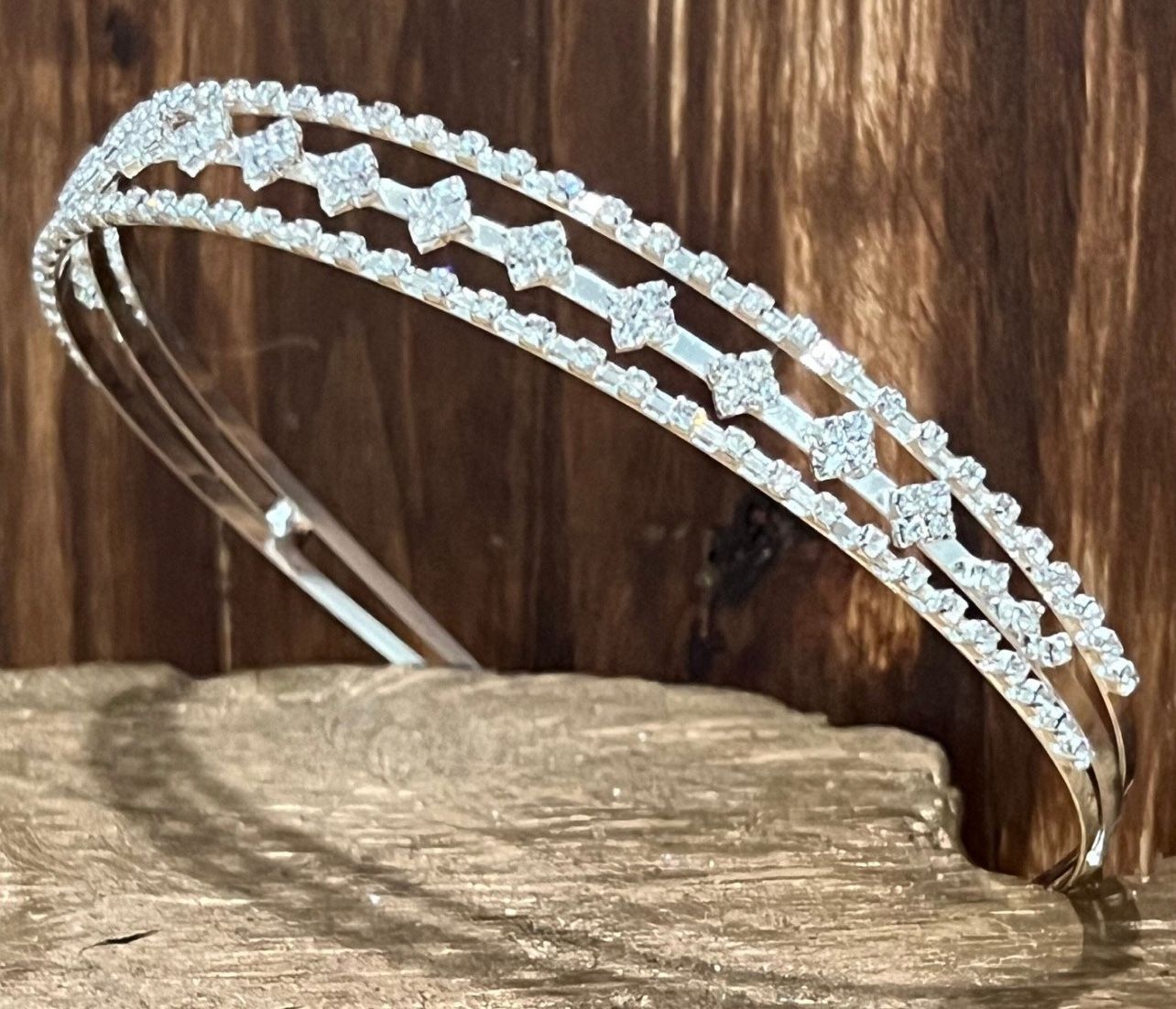 Girl's Silver Rhinestone Crown Tiara for All Occasions Gift