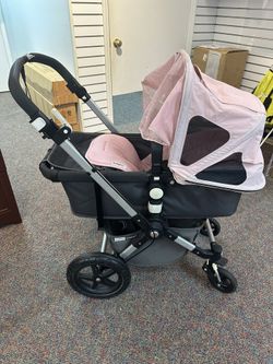 Bugaboo Cameleon 3 Stroller In Soft Pink With Accessories 