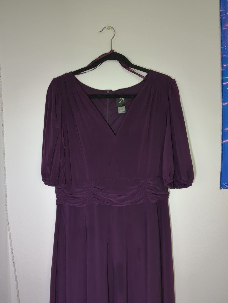 Elegant Purple Dress – Size 14