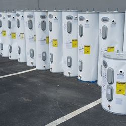 Electric Water Heaters  30 Gallons  40 Gallons  50 Gallons Open BOX 