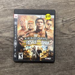 WWE LEGENDS Of WRESTLEMANIA PS3 