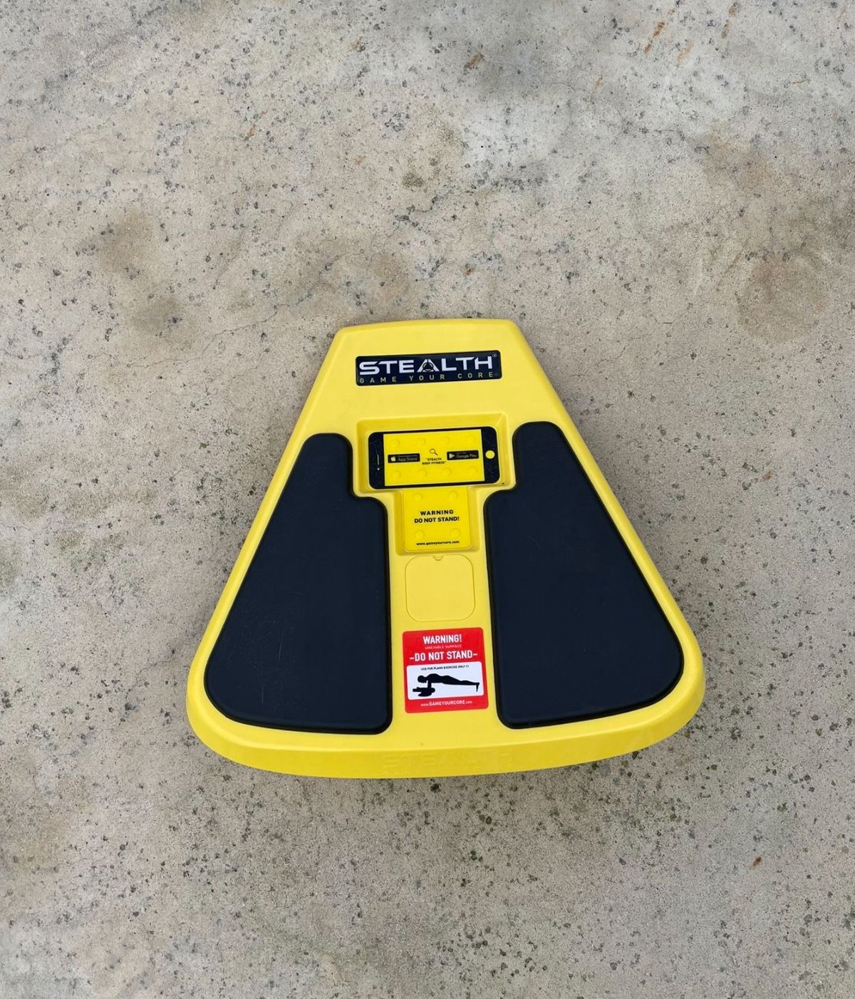 Stealth Game Your Core Home Work Out Fitness Training Plank Balance Board Yellow