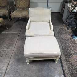 Chair And Ottoman.  Oversized. 