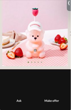 Starbucks cup  bear