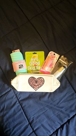 Toxica/spider Makeup Bag