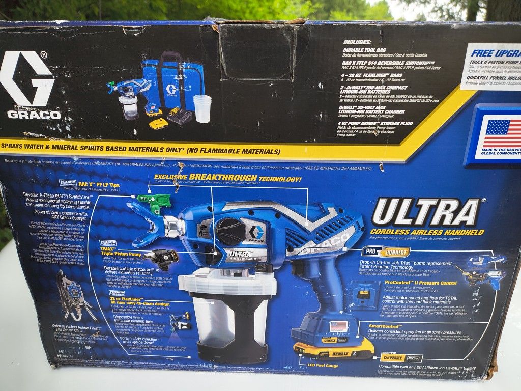 Graco Ultra Battery Powered Airless Paint Sprayer