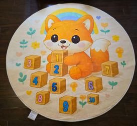 Educational Nursery Rug – Washable & Non Slip