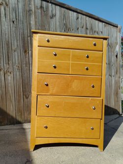 MCM maple dresser