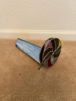 Vintage Leaded Glass Kaleidoscope