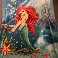 Little Mermaid Twin Size Blanket 