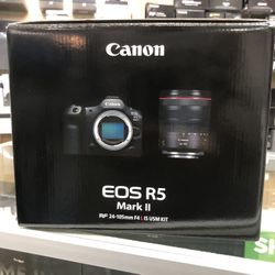 Canon EOS R5 Mark II Mirrorless Camera With 24-105mm F/4 Lens Limited Time Sale
