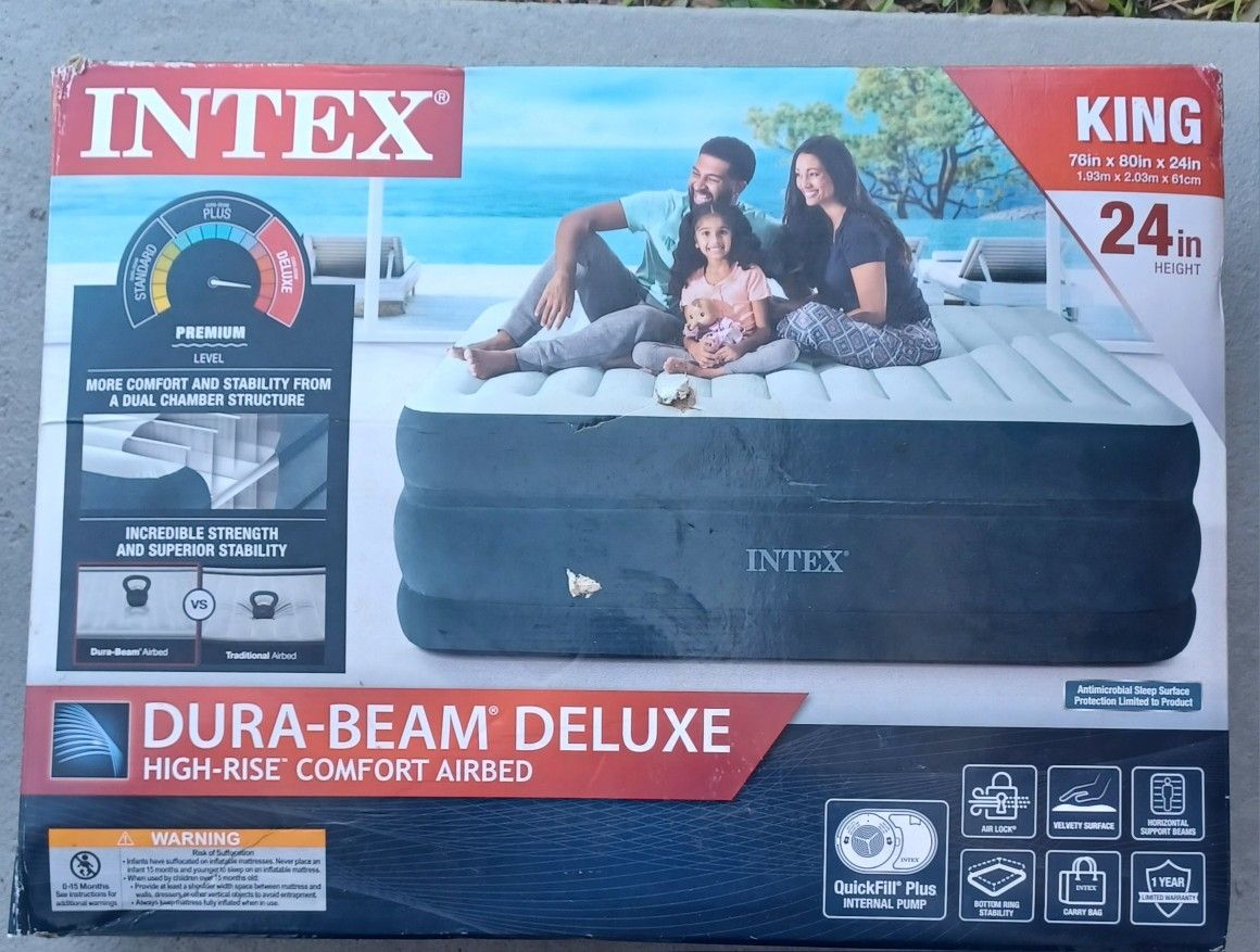 Dura beam deluxe high rise comfort airbed