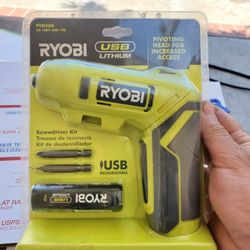 RYOBI
USB Lithium Screwdriver Kit with 2.0 Ah USB Lithium Battery and Charging Cable