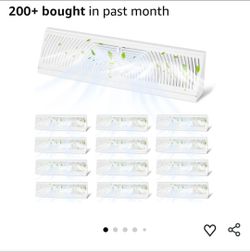 5934: New 6PK 18 inch Baseboard Register Vent for 18"Duct,Baseboard Vent Cover | Steel Baseboard Diffuser,3 Way Maximum Air Flow,Smooth Adjust Lever,W