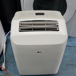 LG 10,000 BTU 115-Volt Portable Air Conditioner Cools 500 Sq. Ft. with Dual Inverter, Quiet, Wi-Fi and LCD Remote in White