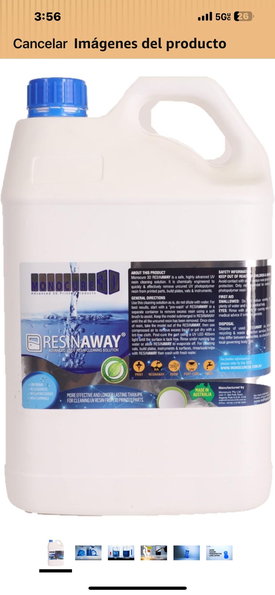 Monocure 3D Resinaway