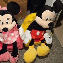 Minnie And Mickey Mouse