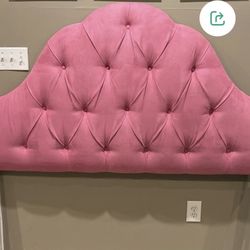 Pink Upholstered Full/Queen Headboard $50