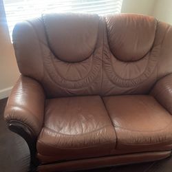 Custom Leather Couch