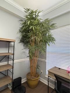 8ft Faux Bamboo Tree w/heavy ceramic pot