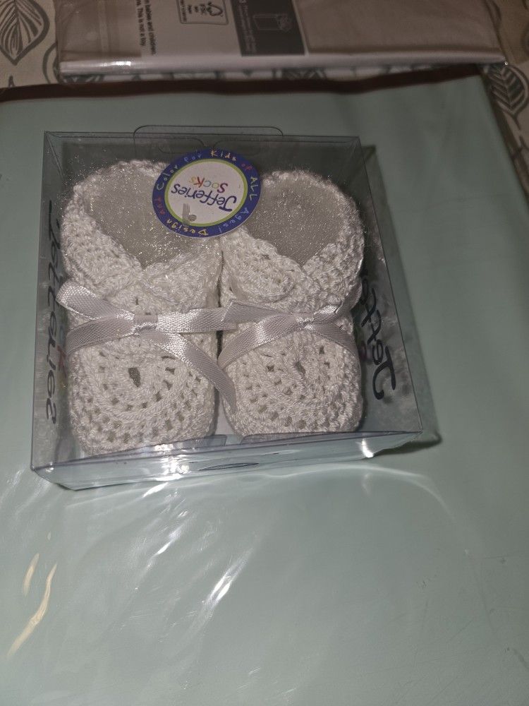 Crochet Baby Set Of Clothing. And Shoes