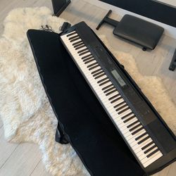 Casio CDP 220R Piano Black 88 Weighted Keys Keyboard Piano w Accessories for Sale in Oceanside CA OfferUp