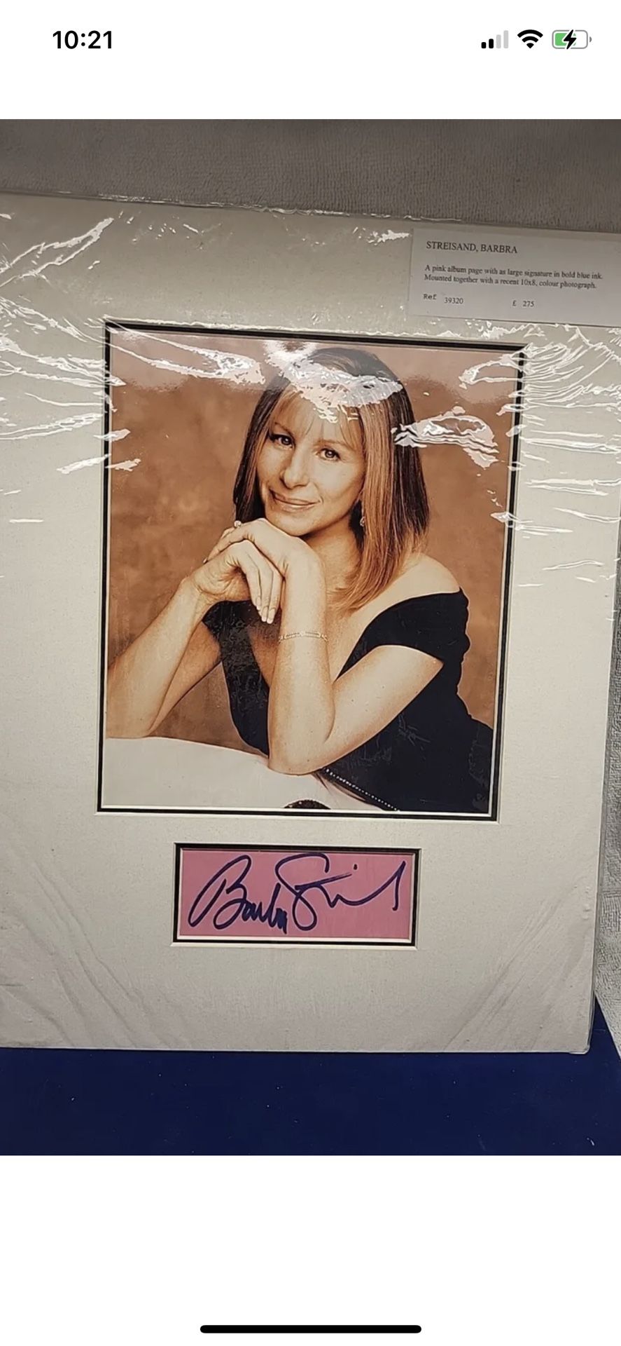 Barbra Streisand Signature Music American Singer Star Actress