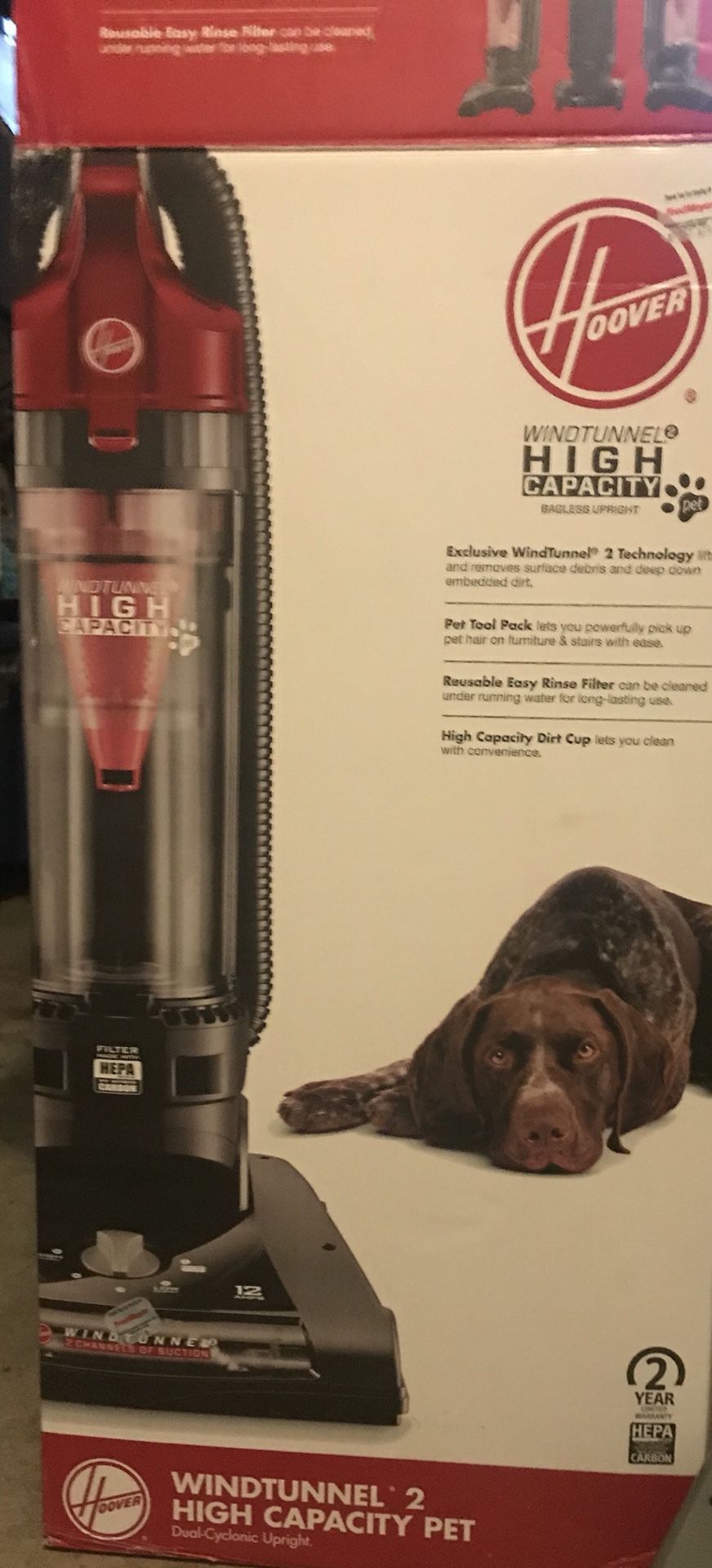 Hoover Windtunnel 2 High Capacity Pet Vacuum upright
