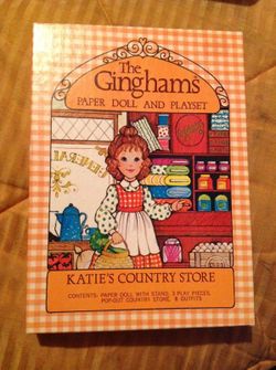 The ginghams paper doll and playset, Katies country store