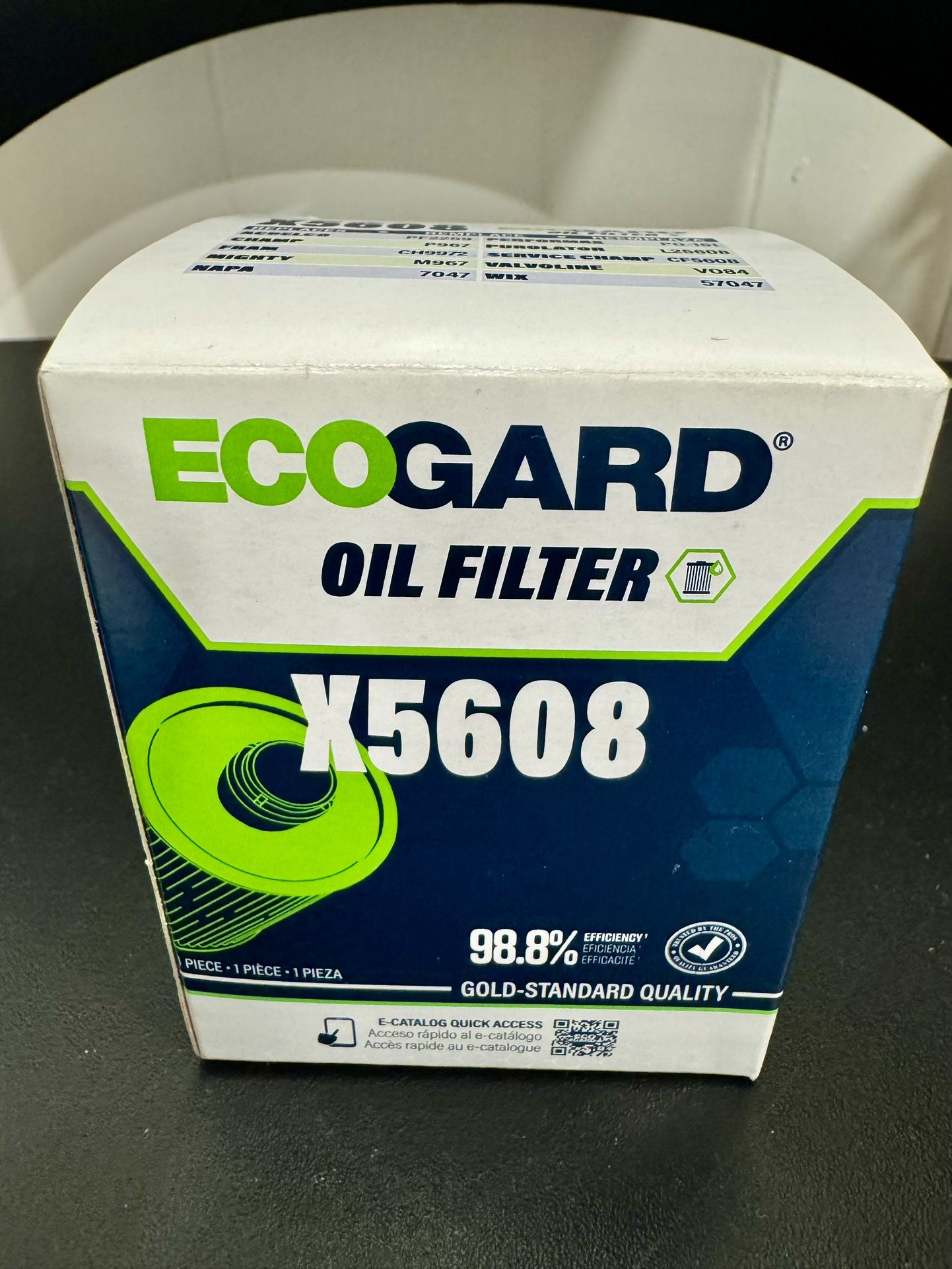 ECOGARD X5608 Premium Cartridge Engine Oil Filter for Conventional Oil