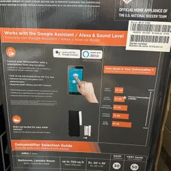 Hisense 50-Pint 2-Speed Wi-Fi Connected Dehumidifier 