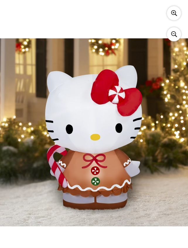 Hello kitty christmas inflatable