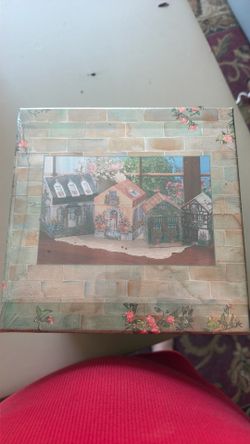 4 set garden cottages box