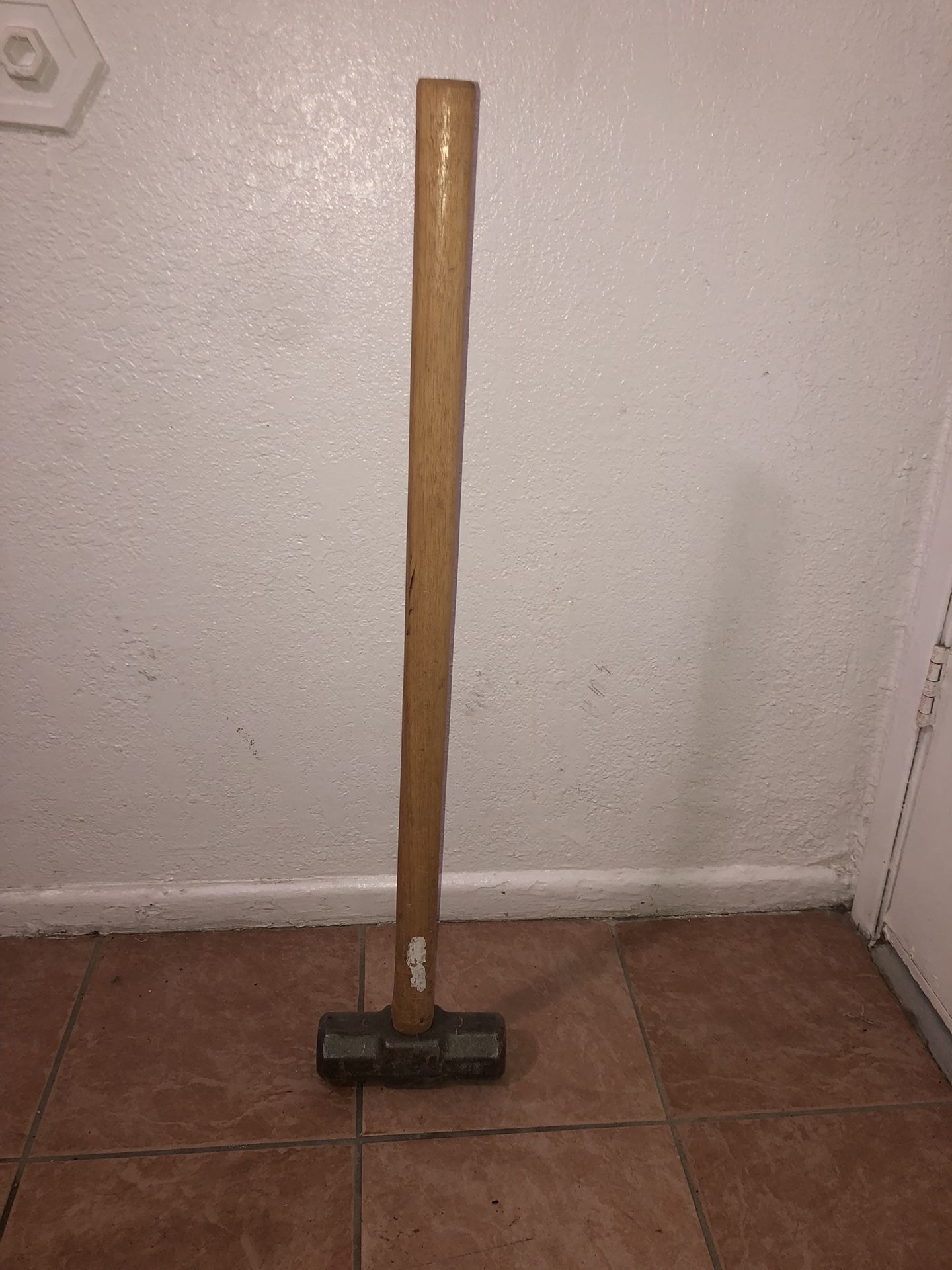 10 Pound Hickory Handle Sledge Hammer Up For Sale