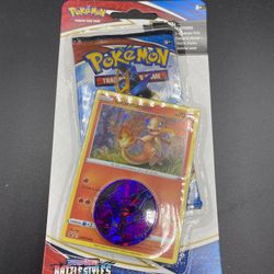 New Pokemon Battle Styles Charmander Holo Swirl Sealed Coin Blister Booster Pack