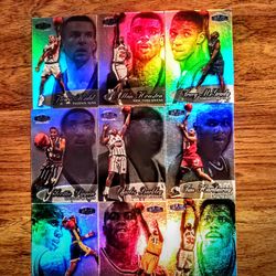 Fleer Showcase Basketball Card Lot 