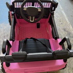 1 Seater 12v Pink jeep 