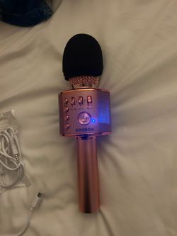 Wireless Bluetooth karaoke microphone