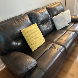 Leather Couch (Ramour flanigan) - $550