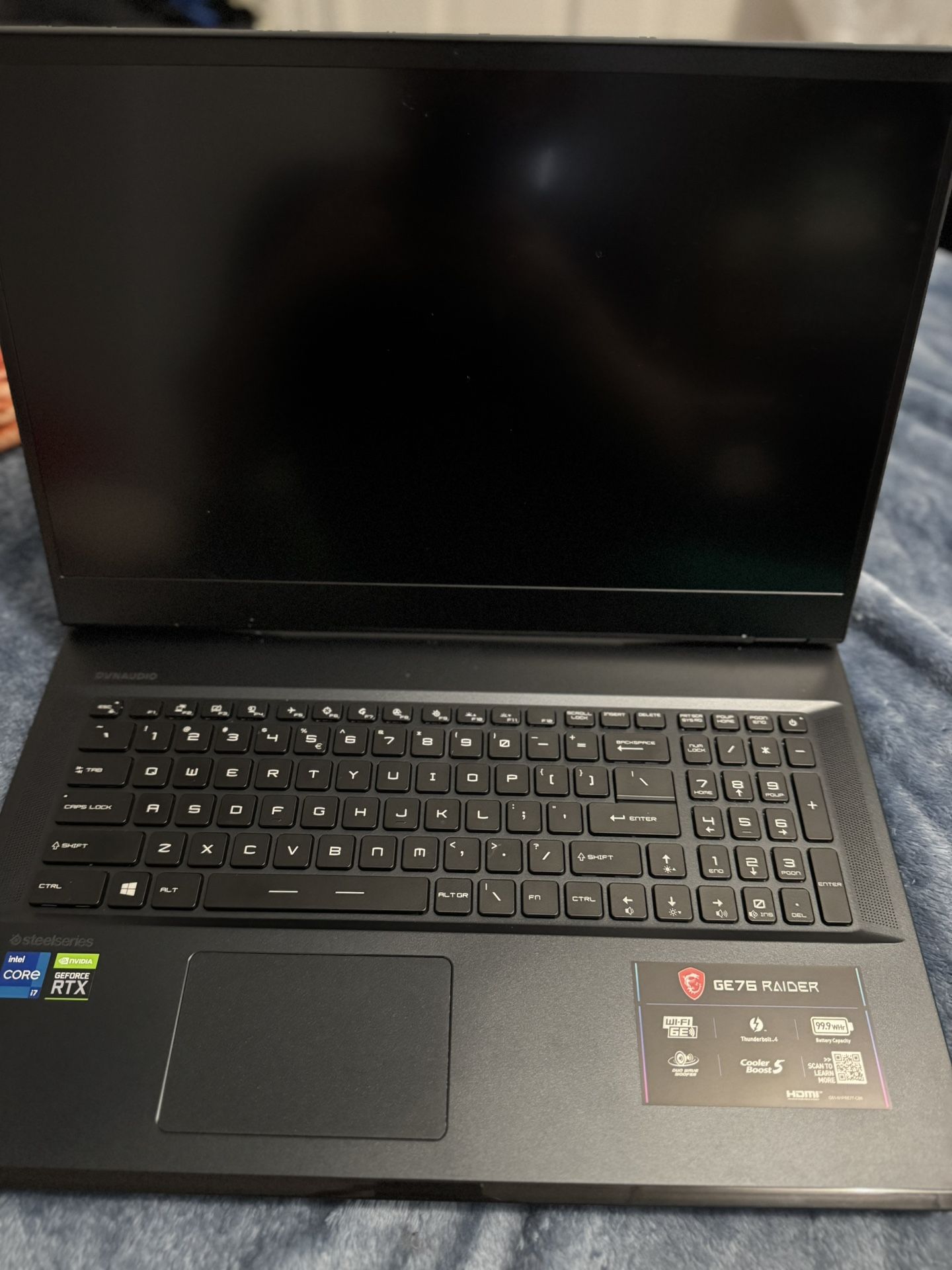 MSI Raider GE76 gaming laptop