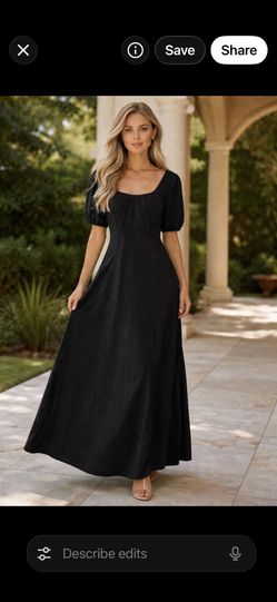 New Black Maxi Dresss Size Extra Large Tall
