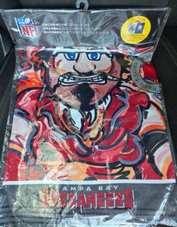 New Tampa Bay Buccaneers Captain Fear Mascot Flag 29" x 43" NFL Football