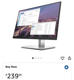 2 Hp computer monitors  E23 G4 23”