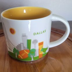 Starbucks Dallas You Are Here Series Collection 14oz Coffee Tea Mug Cup YAH